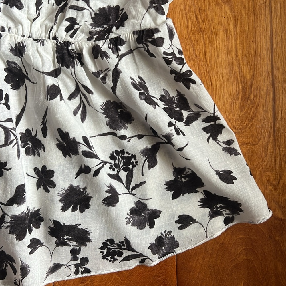URBAN Romantics Floral Open Back Crop Top Size L Black Coquette Cottage Fairy - Picture 3 of 8